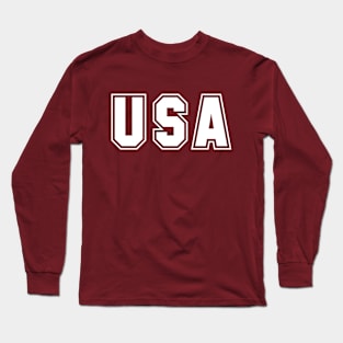 ‘USA’ Long Sleeve T-Shirt